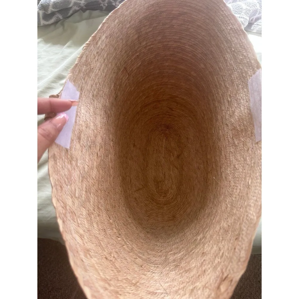 Kenora NWOT Heading to the Market Cactus Charm Woven Straw Tote Shopper Bag - Image 5