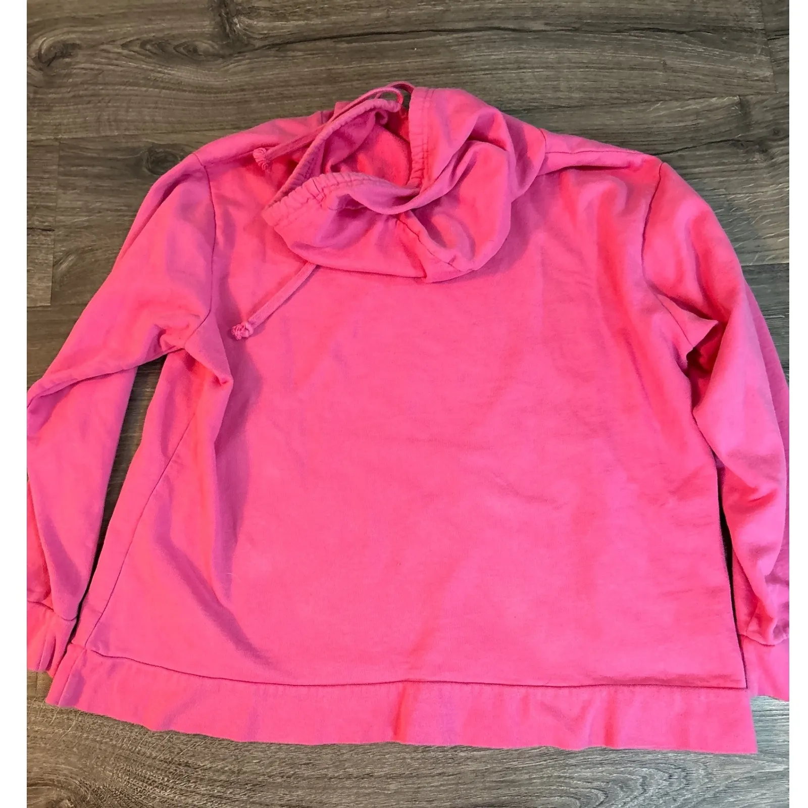 Bass Pro Shops Pink Hoodie Sweatshirt Womens XL Long Sleeve Pullover Hooded Top - Image 5