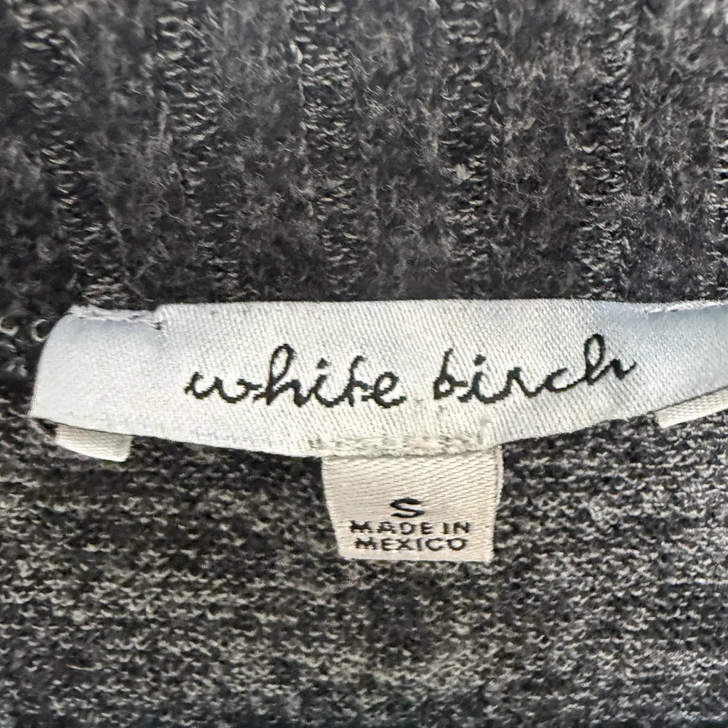 White Birch Dark Gray Crew Neck Sweater - Image 2
