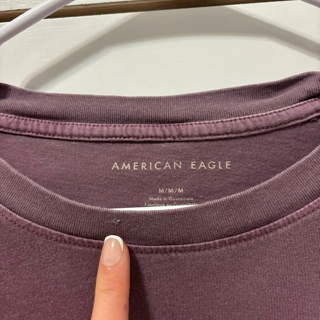 American Eagle Purple Snoopy T Shirt - Image 4
