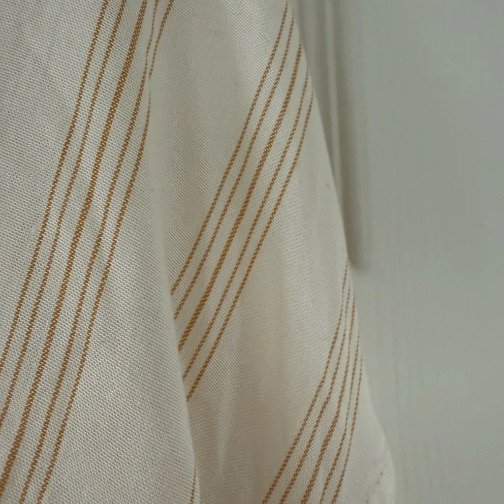 3 for $25 Pink Rose Cream Striped Blouse - Image 6