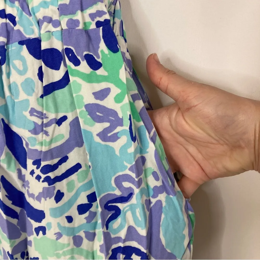 Lilly Pulitzer | Emiko Nice Ink Strapless Jumpsuit XS - Image 3