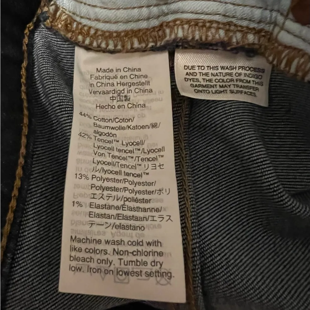 Madewell Eco Curvy Cali Demi Boot Denim Blue Jeans Women's Size 36 Plus - Image 8