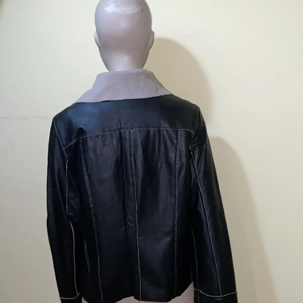 Women’s Outer Edge Leather Jacket - Image 4