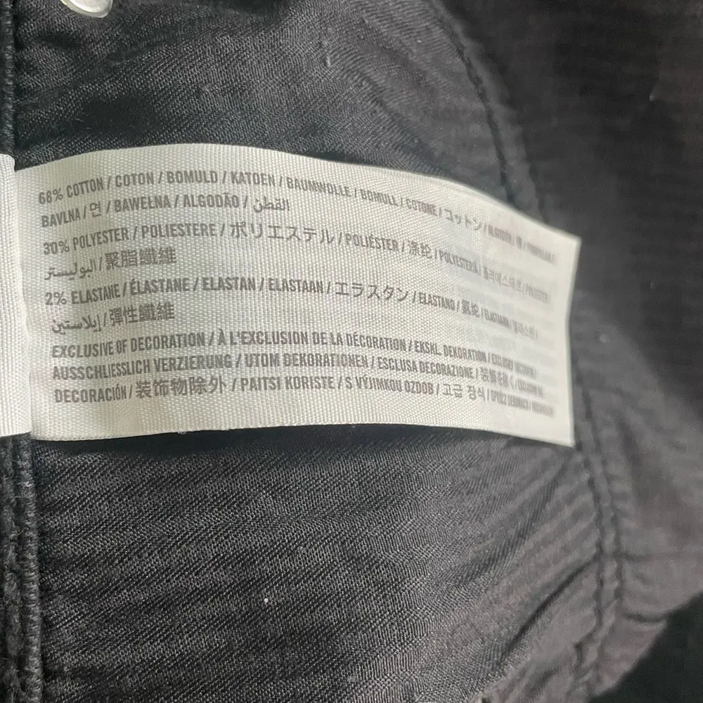 Abercrombie & Fitch Black Super Skinny Cropped Jeans Size 12 - Image 7