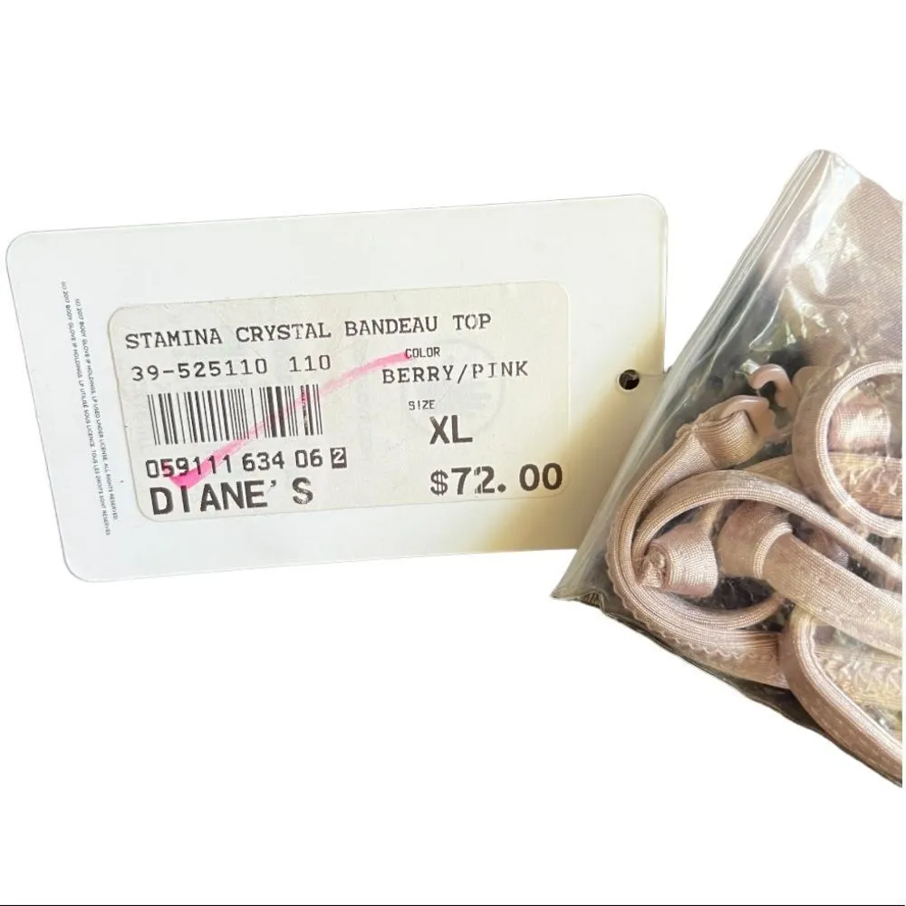Body Glove Stamina Crystal Bikini Top nwt - Image 5