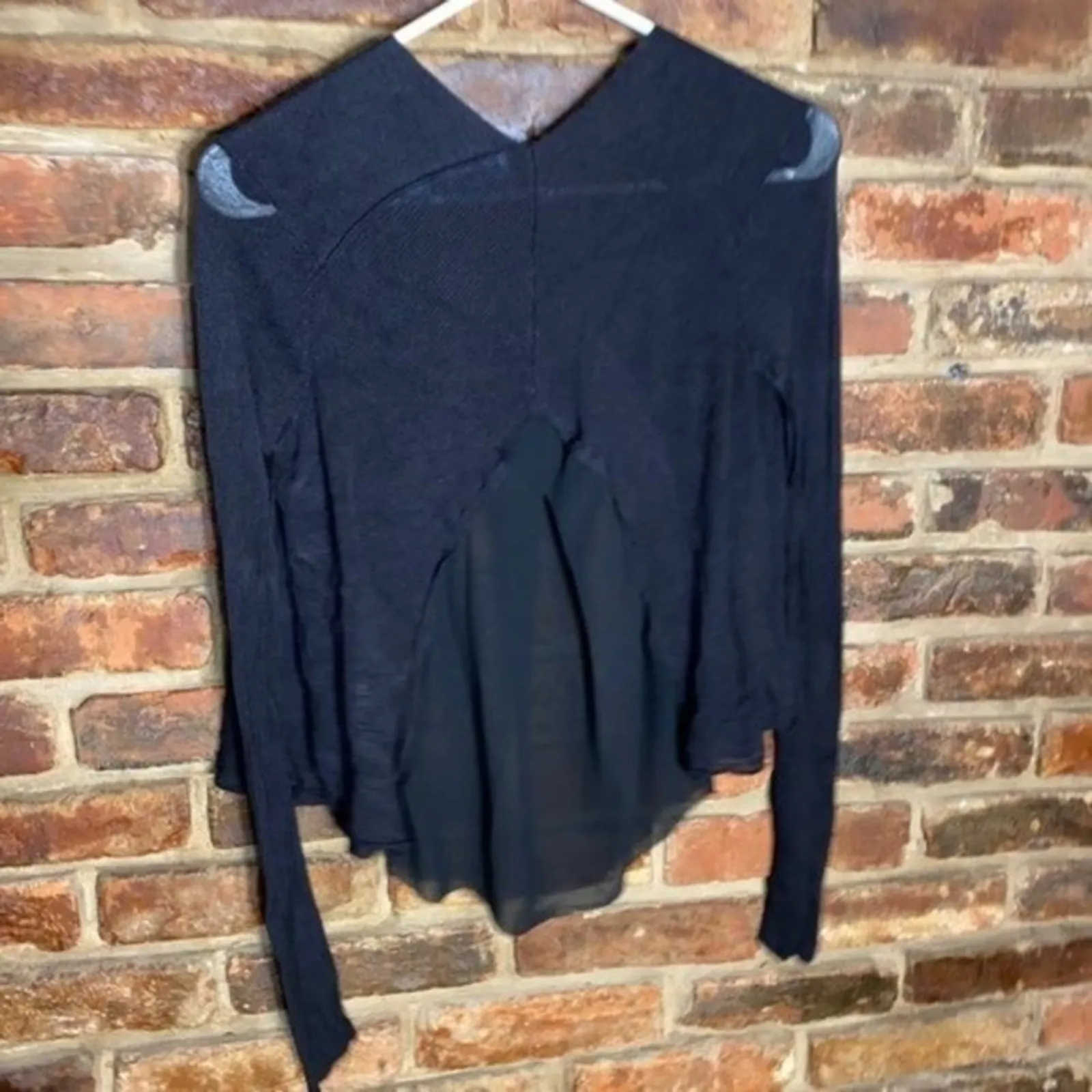 Simply Vera Wang Open Front Purple Lace Cardigan Sweater Women's Size XS - Image 5