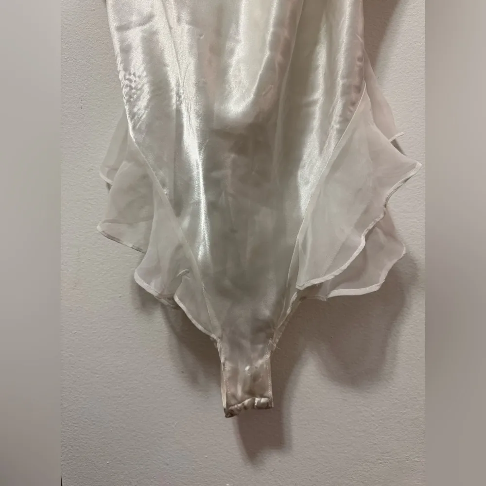 Victoria’s Vintage Gold Label Secret Teddy Ivory Lace Sequins Wedding - Image 3