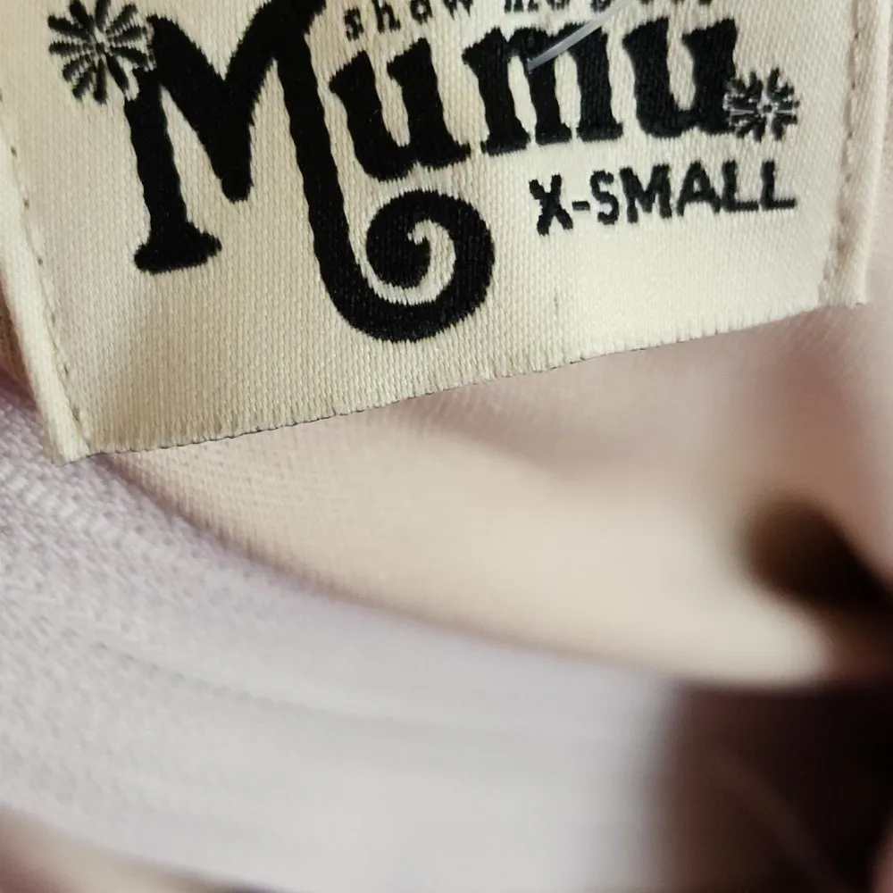 NWT‎ Show Me Your MuMu Godshaw Goddess Maxi Dress Womens Size XS Backless Tie - Image 6