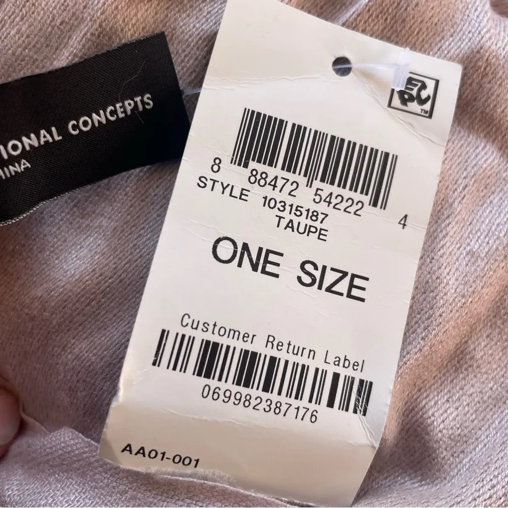 INC  Taupe scarf - Image 3