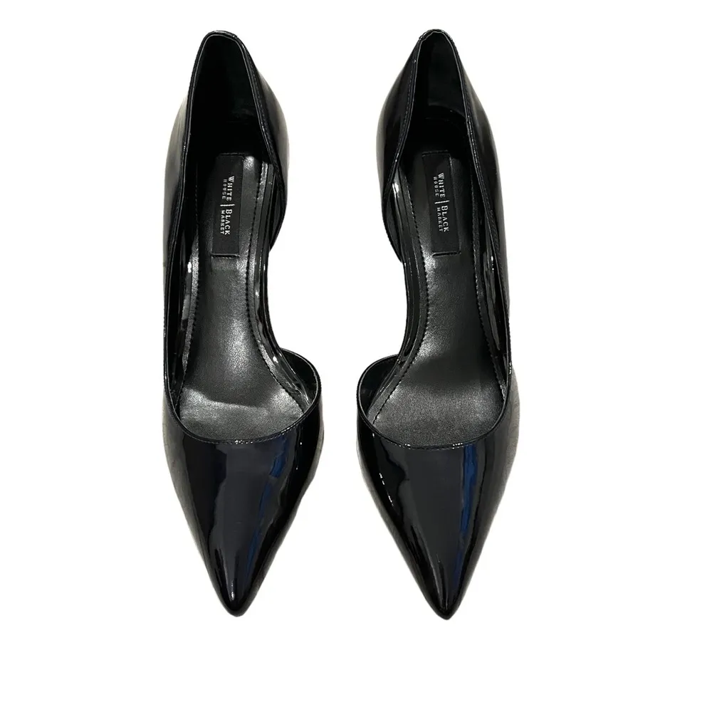 Black House White Market Patent Leather D'Orsay Pumps - Image 3