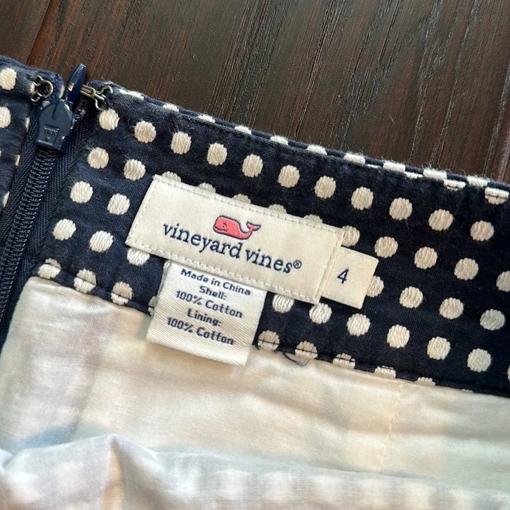 Vineyard Vines Pencil Skirt Navy Blue 4 - Image 6