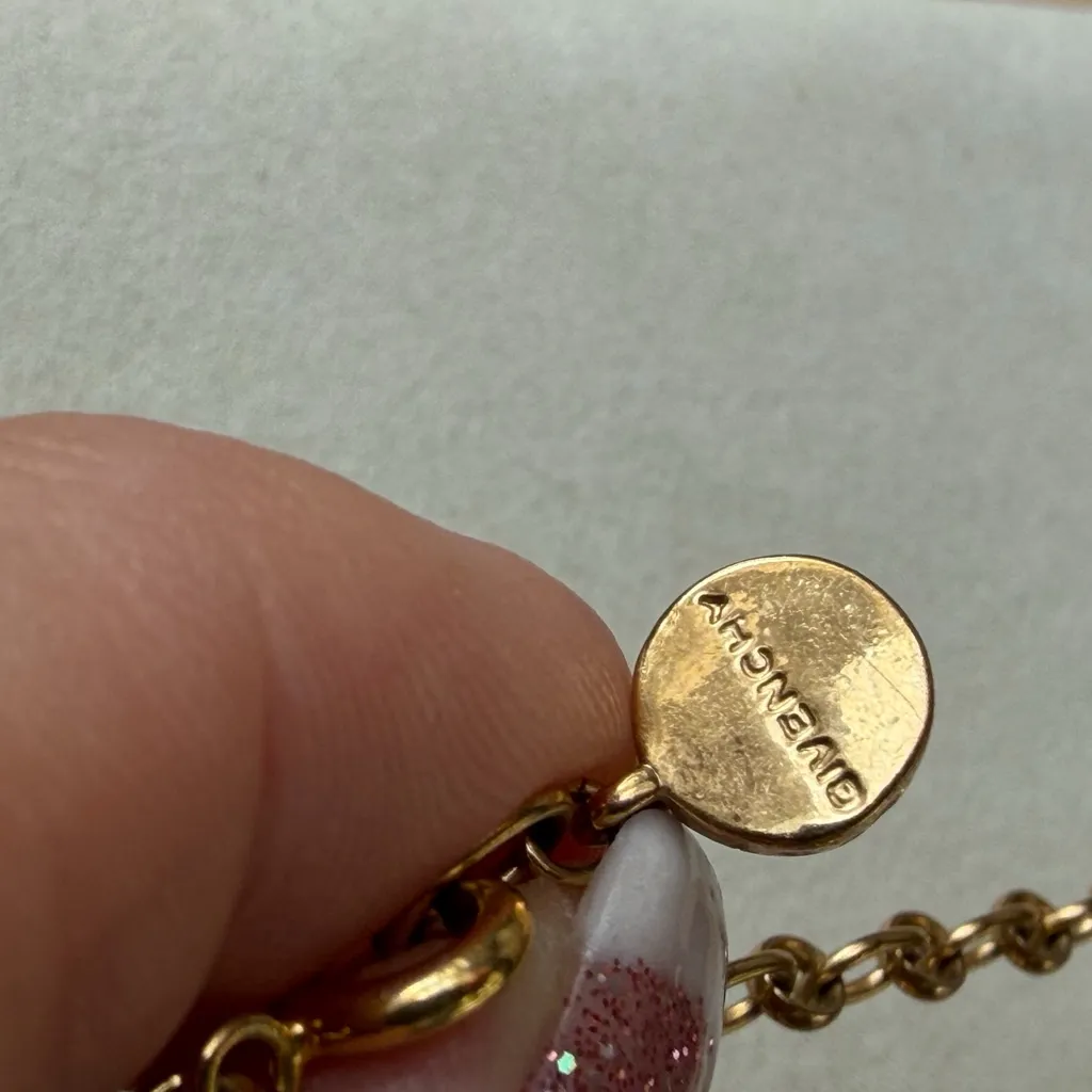 Givenchy Vintage Amber Stone Necklace - Image 3