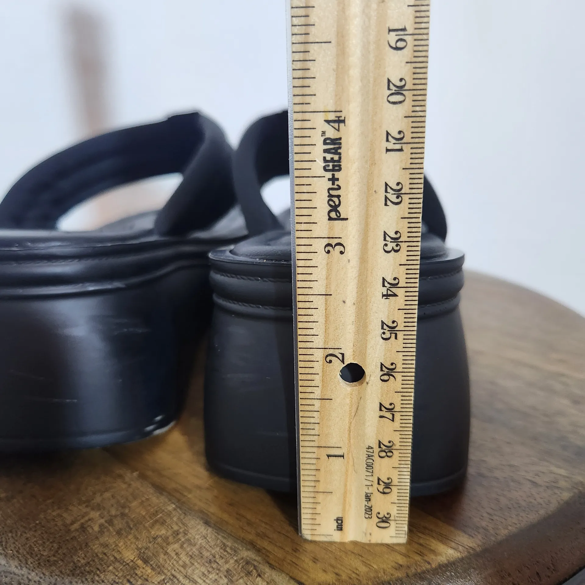 Limelight Womens Black Platform Flip Flop Sandals Size 8 - Image 8