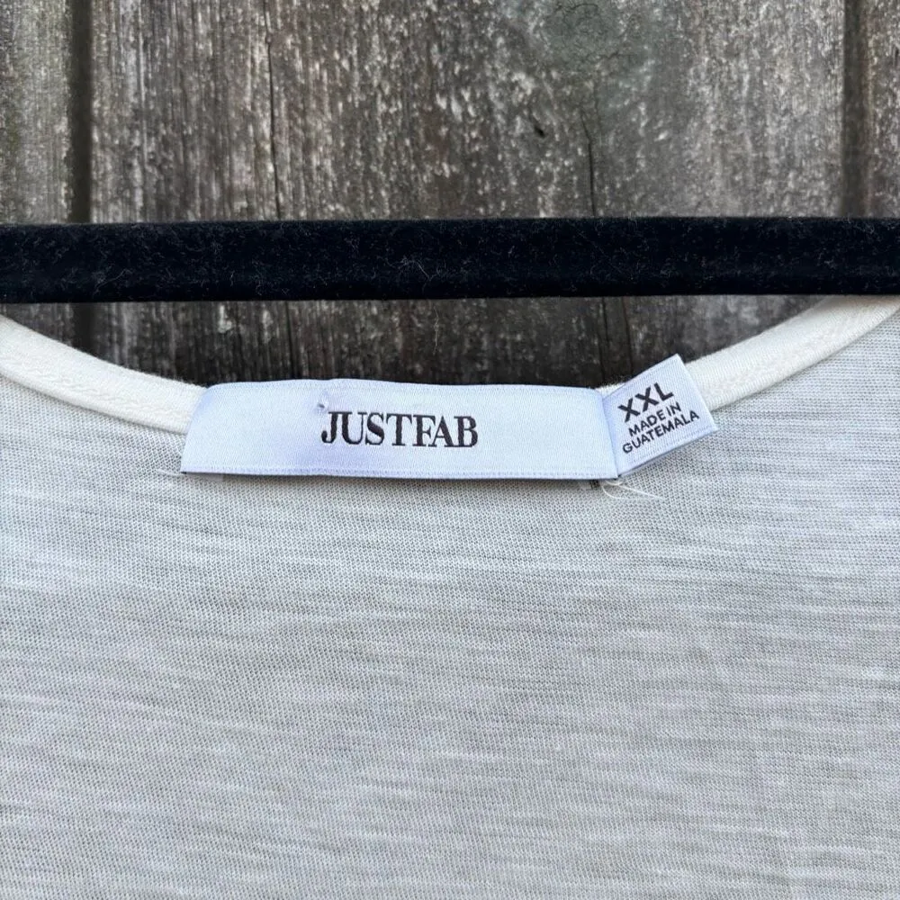 JustFab  white basic tank NWT XXL - Image 2