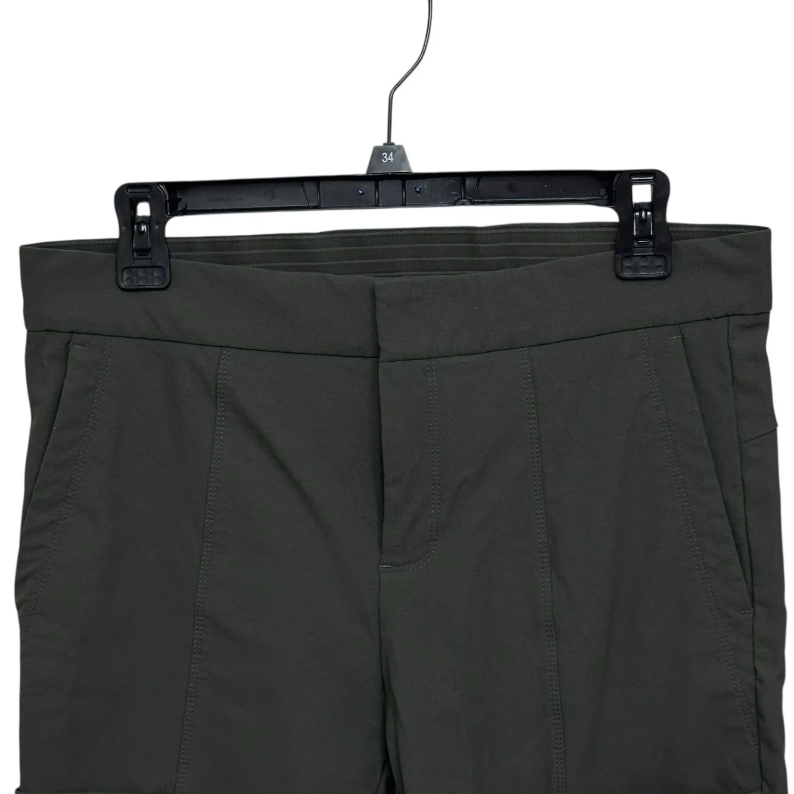 Athleta Wander Stash Skinny Pant Green Khaki Women's Cargo Pants Size 8 - Image 2