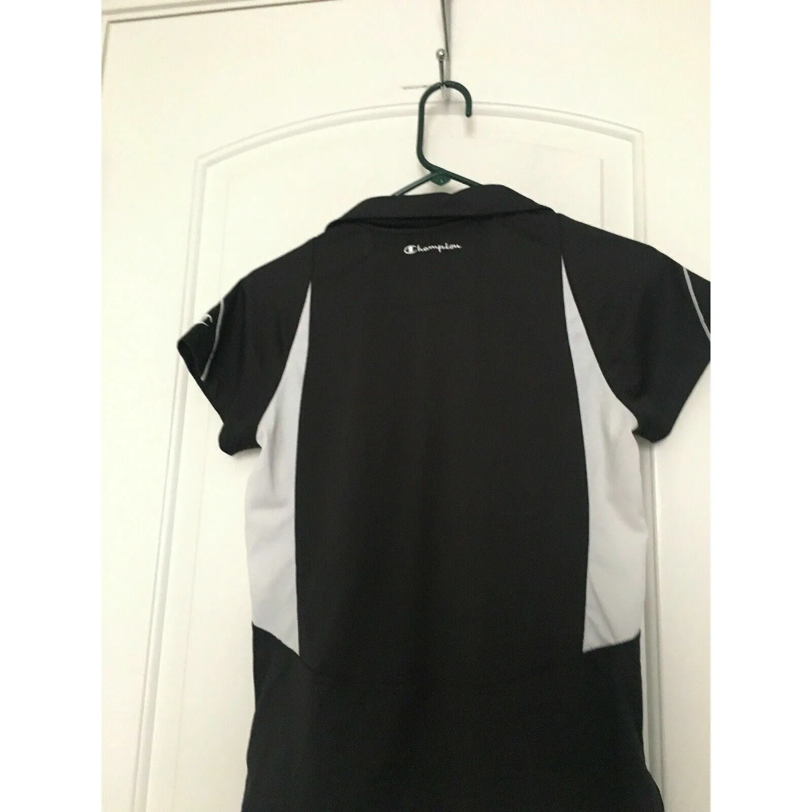 Champion Women's Double Dry Activewear Polo Shirt Size Small Blue White - Image 8