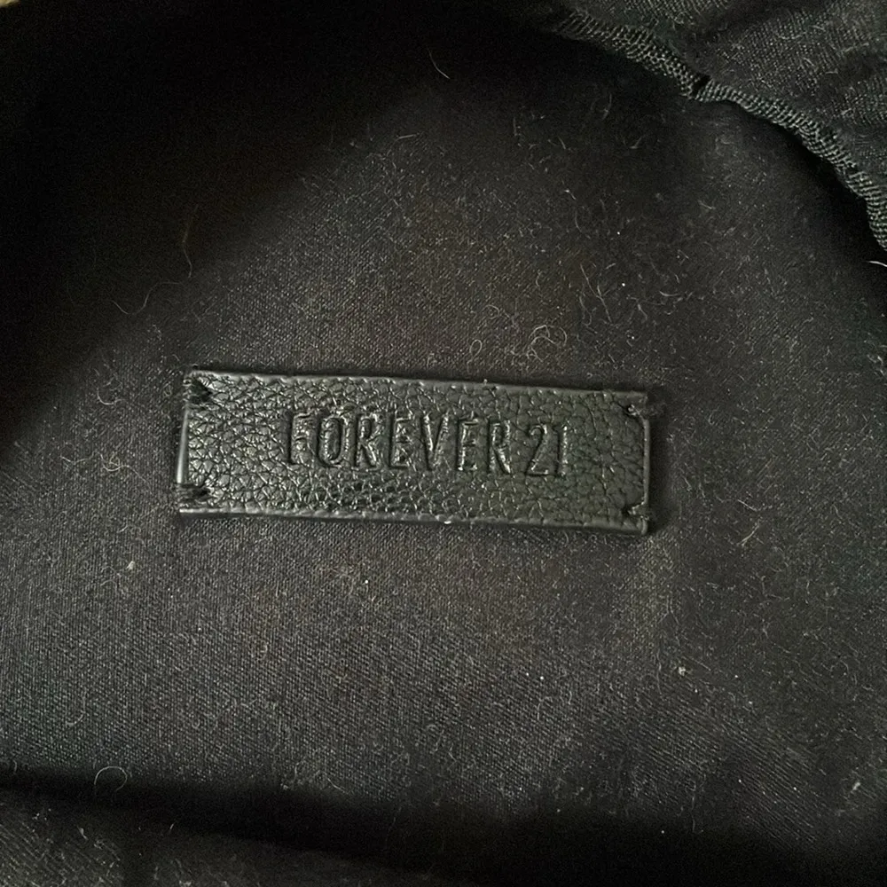 Cutest Black Velvet Forever21 Used Mini Backpack - Image 7