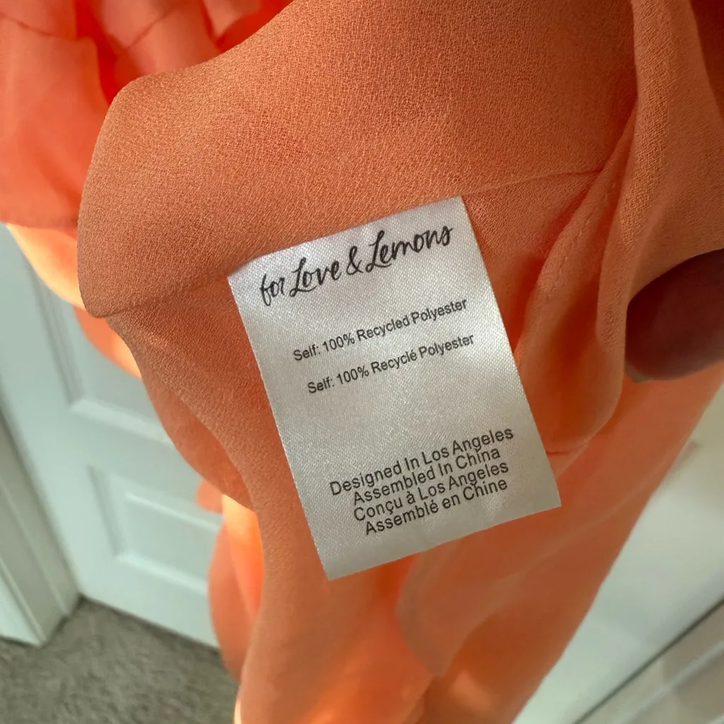 For Love And Lemons Kamory Maxi Dress Size Small - Image 10