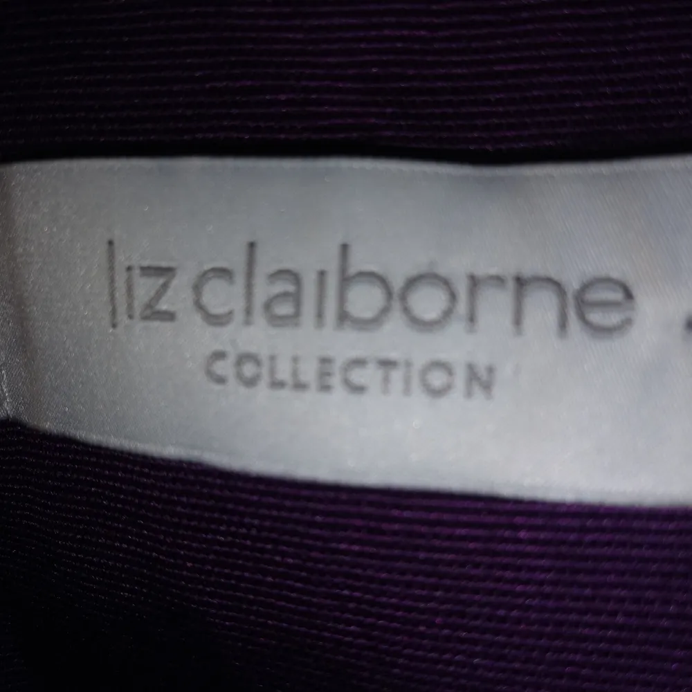 LIZ CLAIBORNE Purple Snap Front Jacket 8 - Image 4