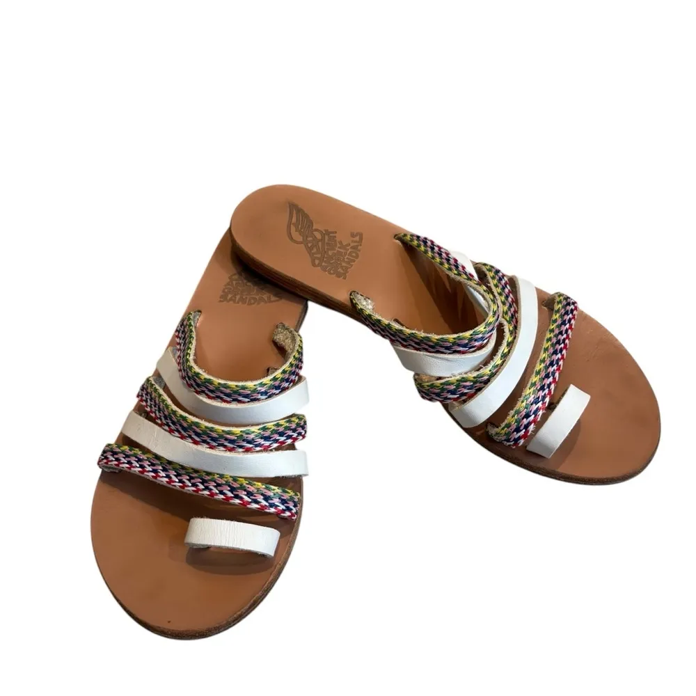 ANCIENT GREEK Niki Raffia Sandals - Image 2