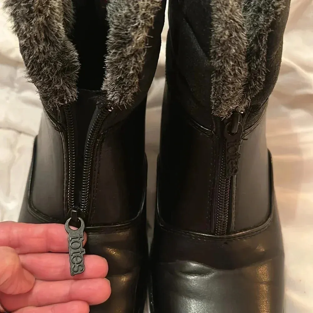 Boots Black Size 8 - Image 7