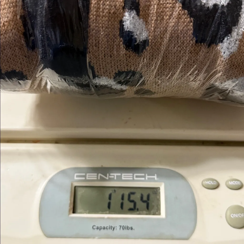 Chico’s size 3 (XL) long sleeve cardigan sweater animal pattern button front - Image 8