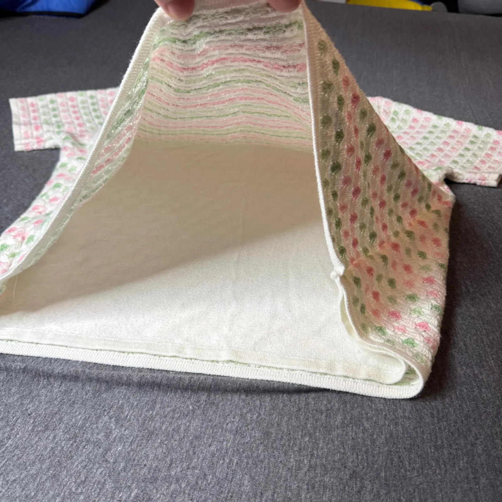 Alfred Dunner Womens XL Textured Knit Short Sleeve Grandmacore - Image 5