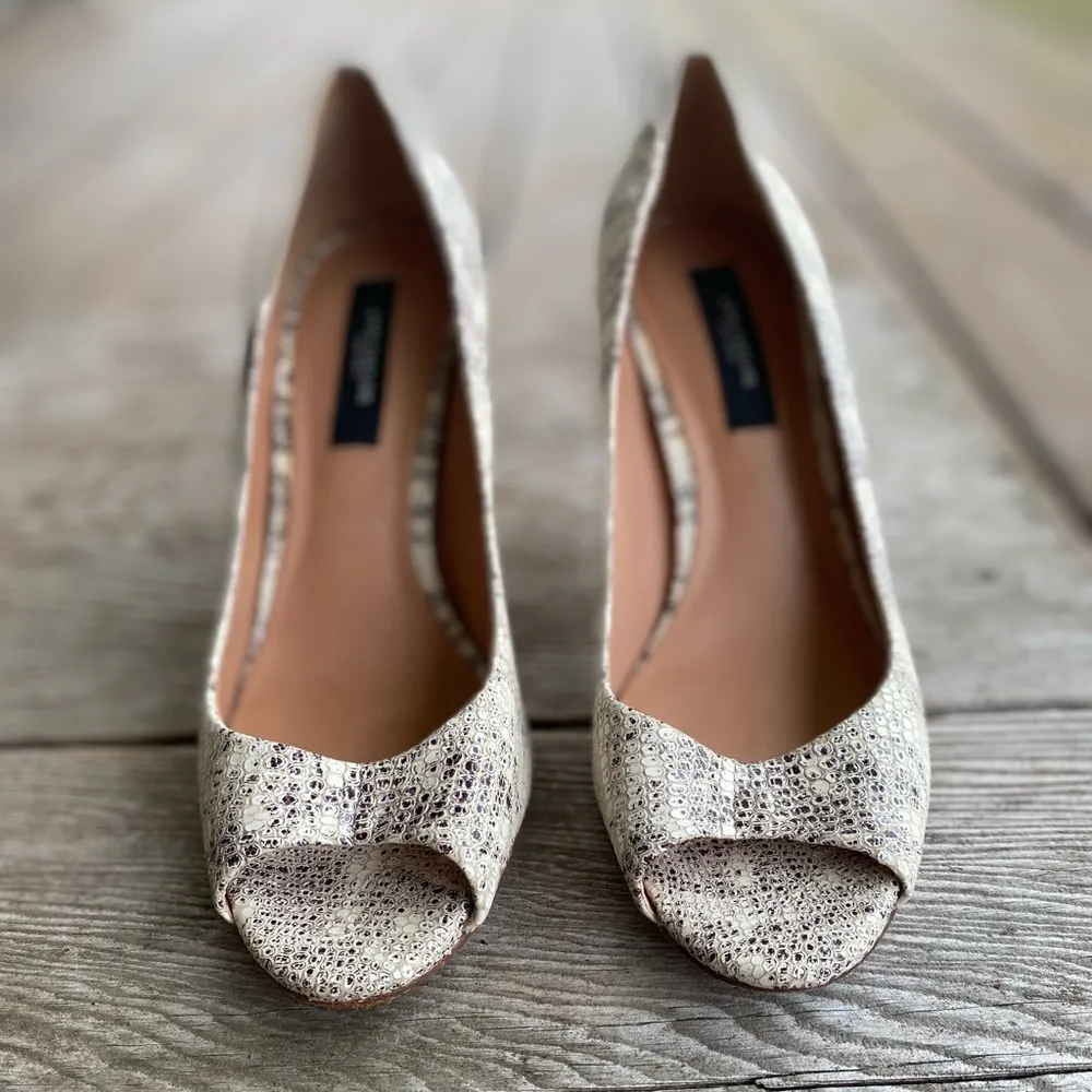 Ann Taylor Peep Toe Pumps - Image 2