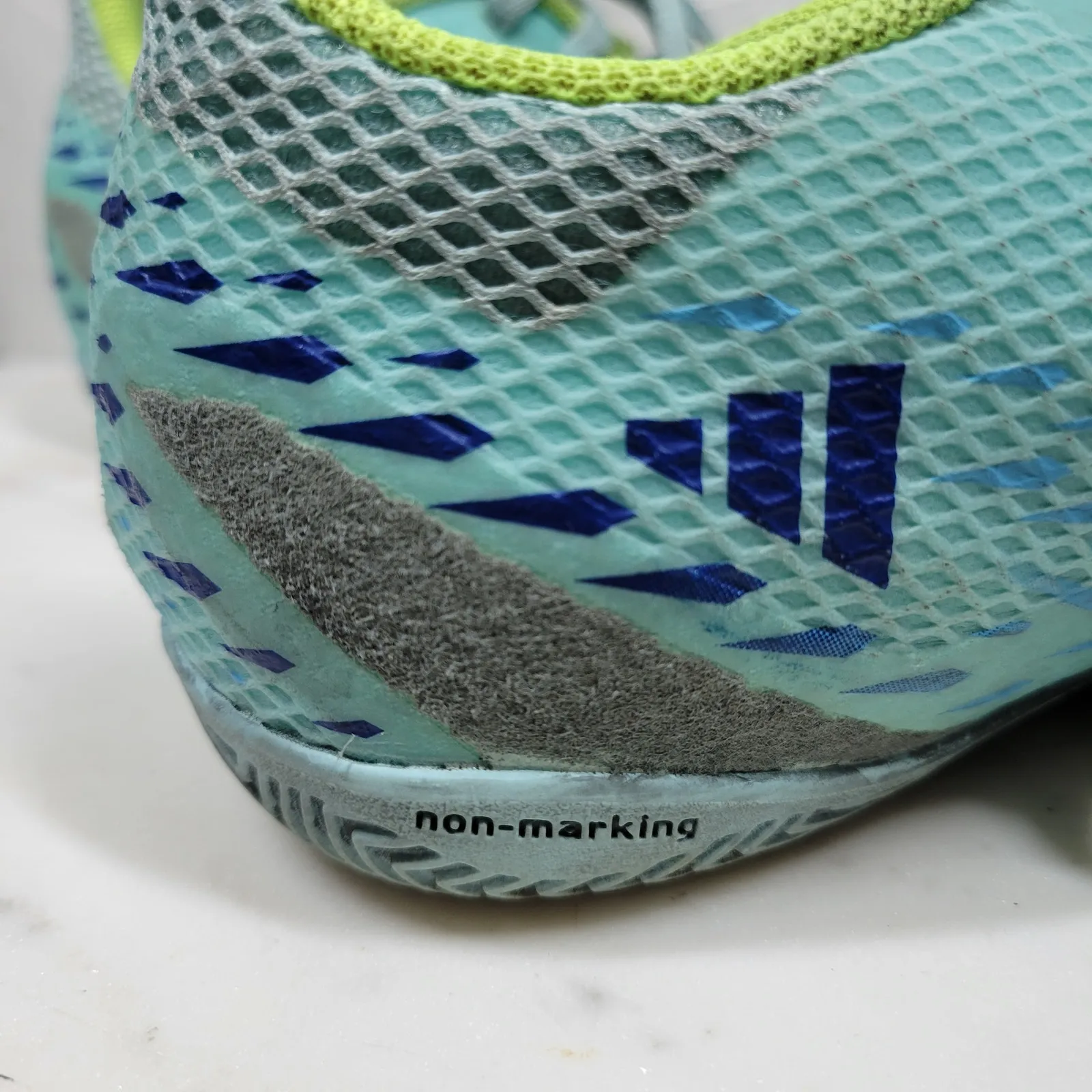 Adidas X Speedportal4 FxG Womens Indoor Soccer Football Cleats 8 Aqua Blue Laces - Image 7