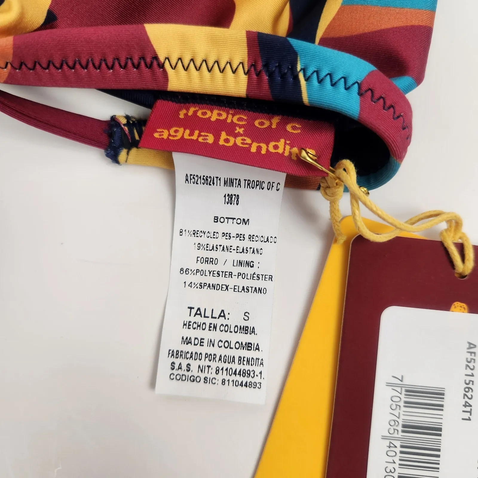 Agua Bendita x Tropic of C Minta Bikini Bottom Size Small NWT - Image 5