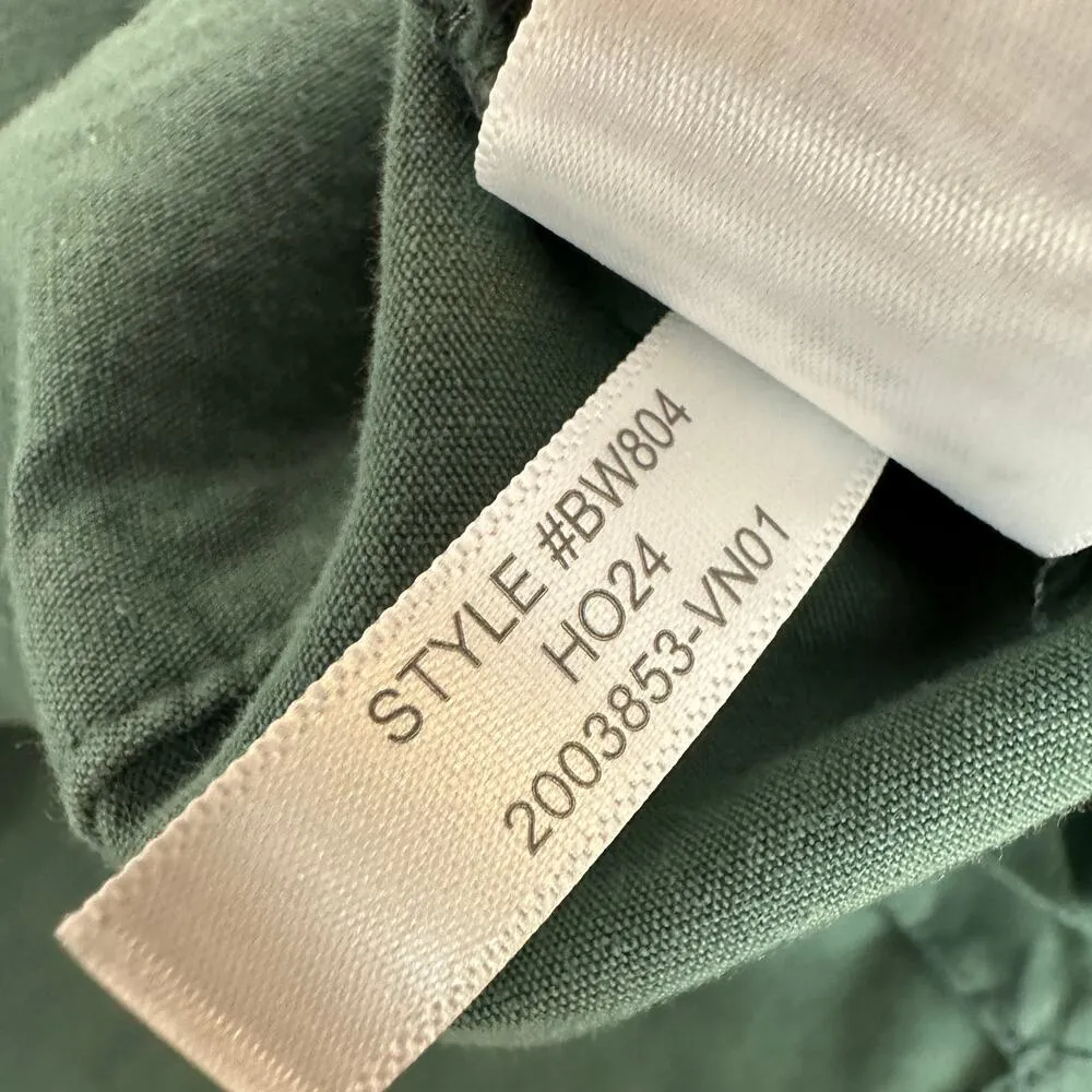 J.Crew Tall Lizzie High Rise Patch Pocket Wide Leg Pant Pale Green US 35 T NWT - Image 10