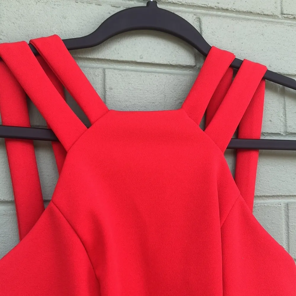 B. Smart red cocktail dress - Image 4