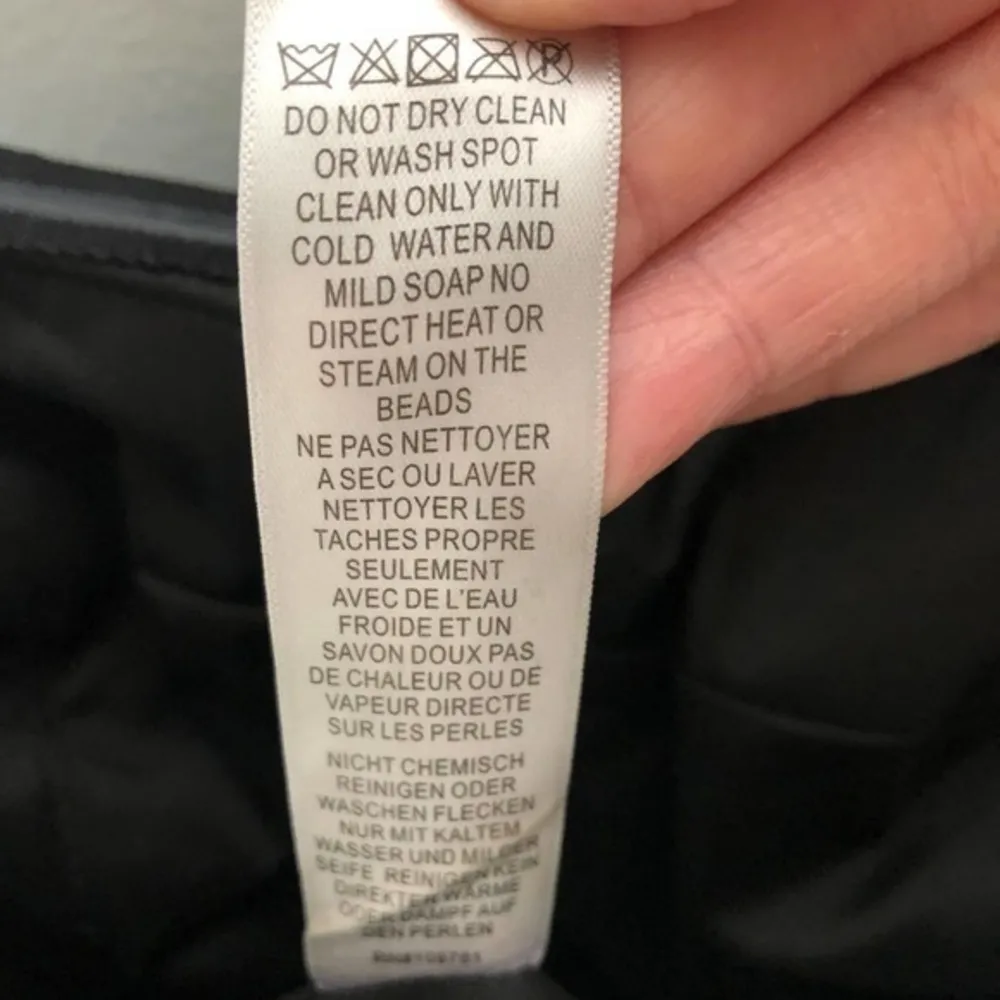 Aidan Mattox black high low sequin strapless dress - Image 7