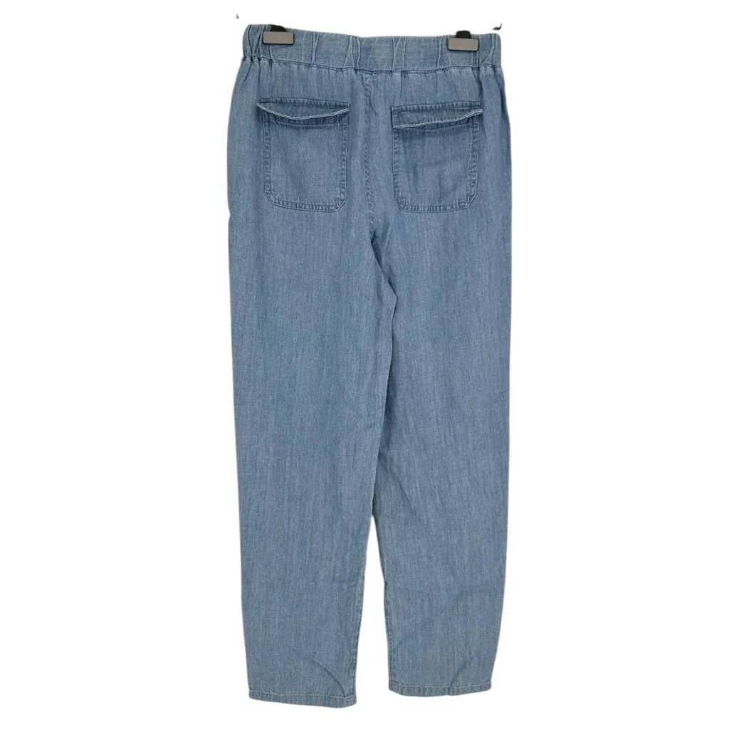 Rails Graham Chambray Pants in Medium Vintage Wash size XS Drawstring Elastic - Image 8