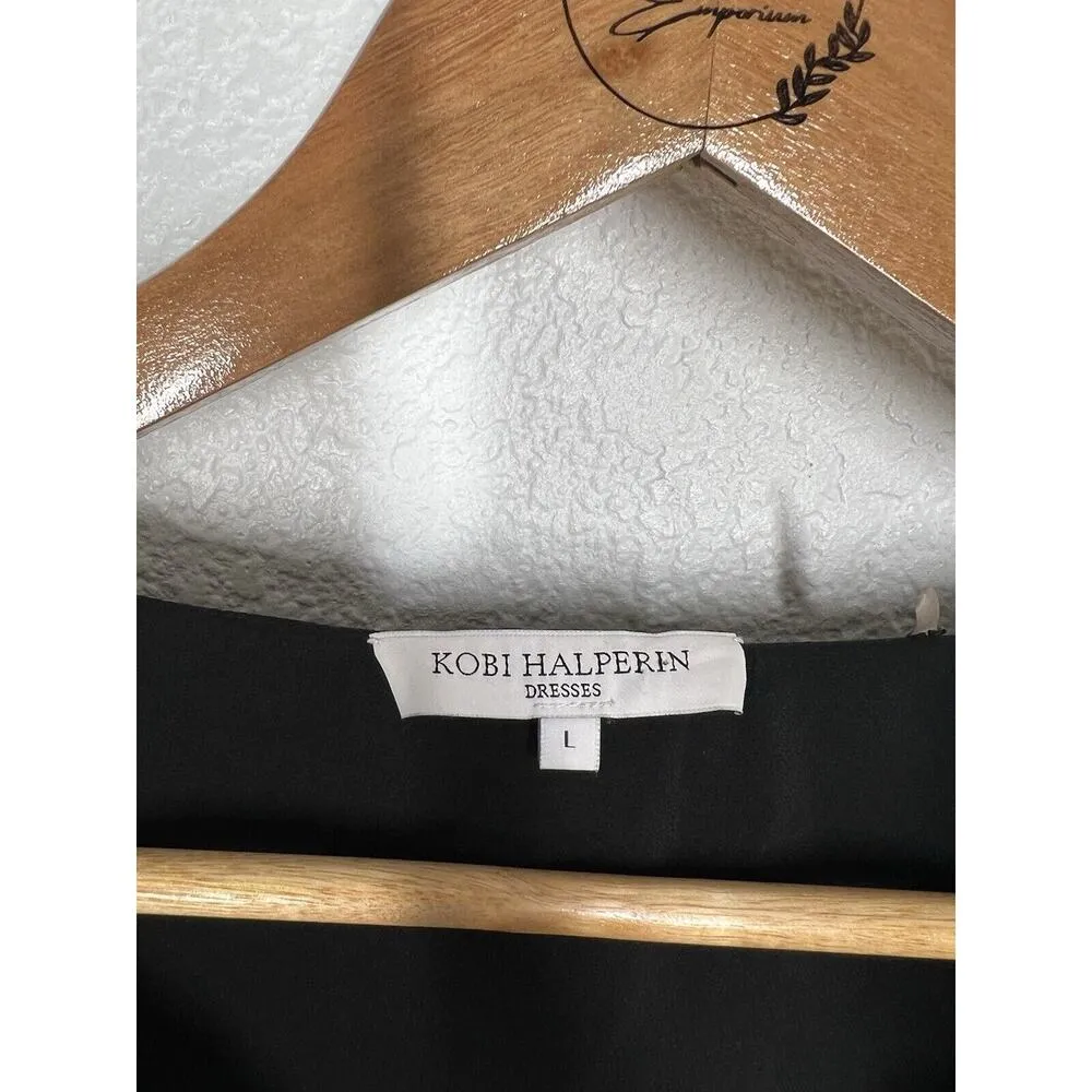 Kobi Halperin Black Suki Lace Sleeve Shift Dress Large Gothcore Whimsycore - Image 3