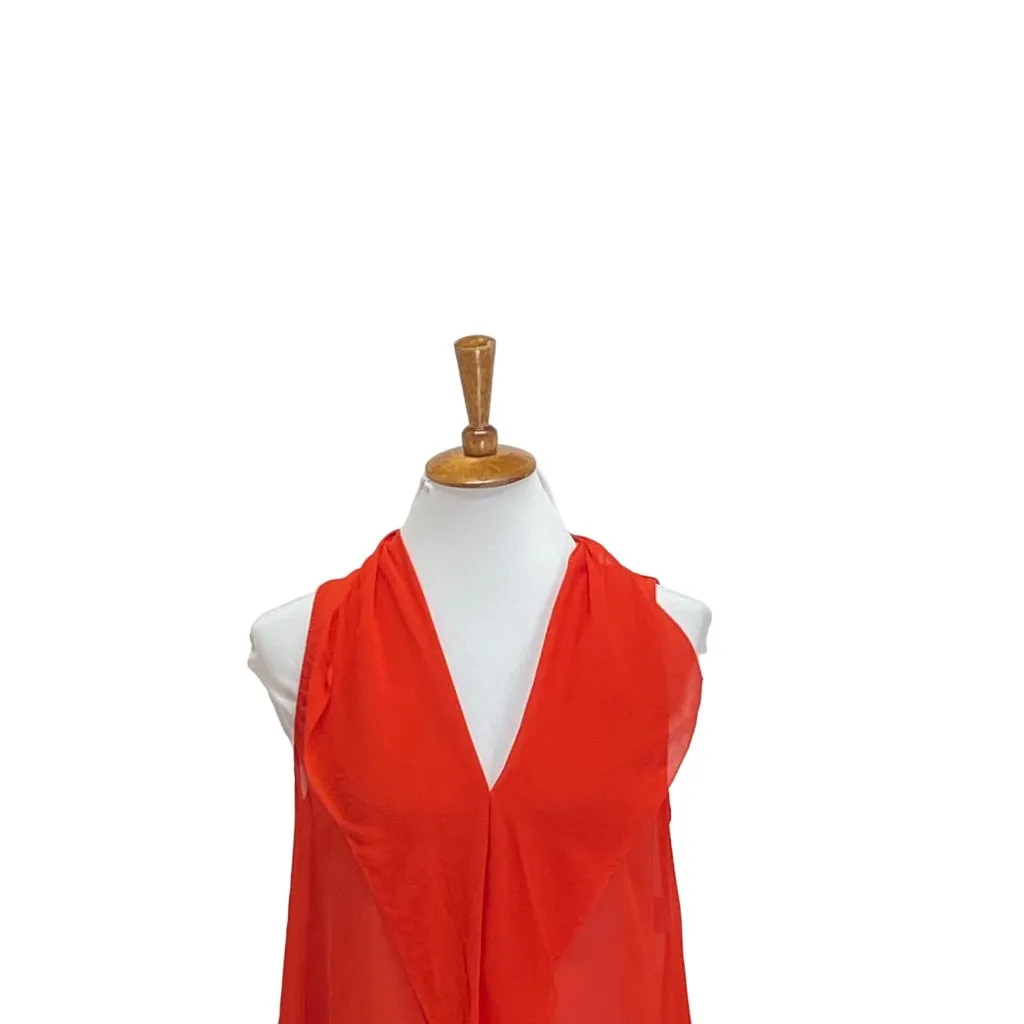 Babaton Silk Blouse Red Size M Aritzia - Image 6