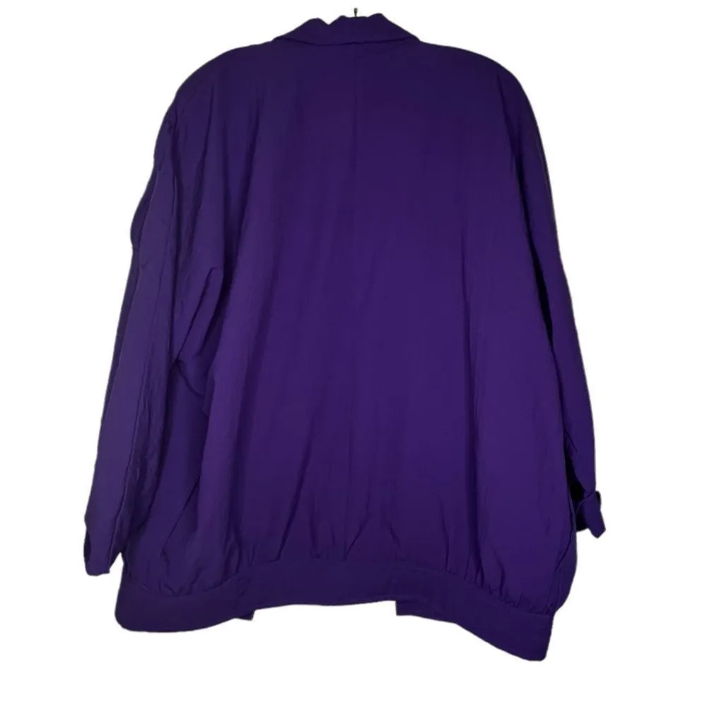 Vintage Teddi‎ Sport Pantsuit Purple Size M - Image 6