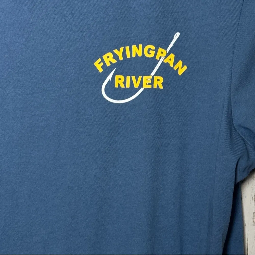 J.Crew Frying Pan River Outdoors Graphic Short Sleeve Crew Neck Tee Sz S - Image 6