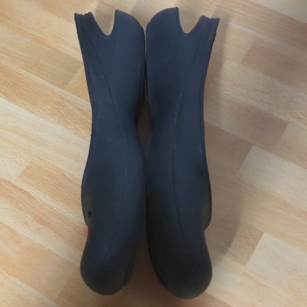 Crocs Black Thea Flats Slingbacks 11701 Croslite Comfort Casual Work - Size 10 - Image 4