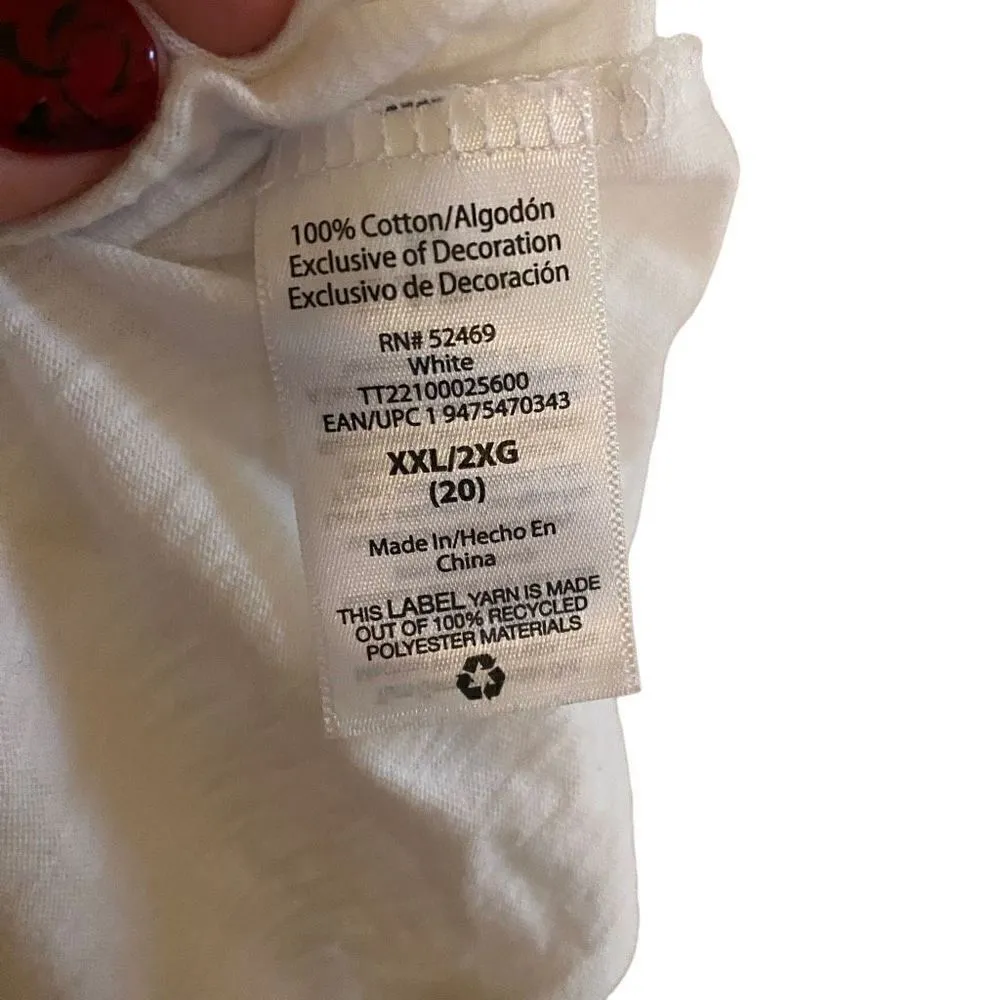 TIme and Tru XXL We are in this World Together Earth SHort sleeve Tshirt Green - Image 2