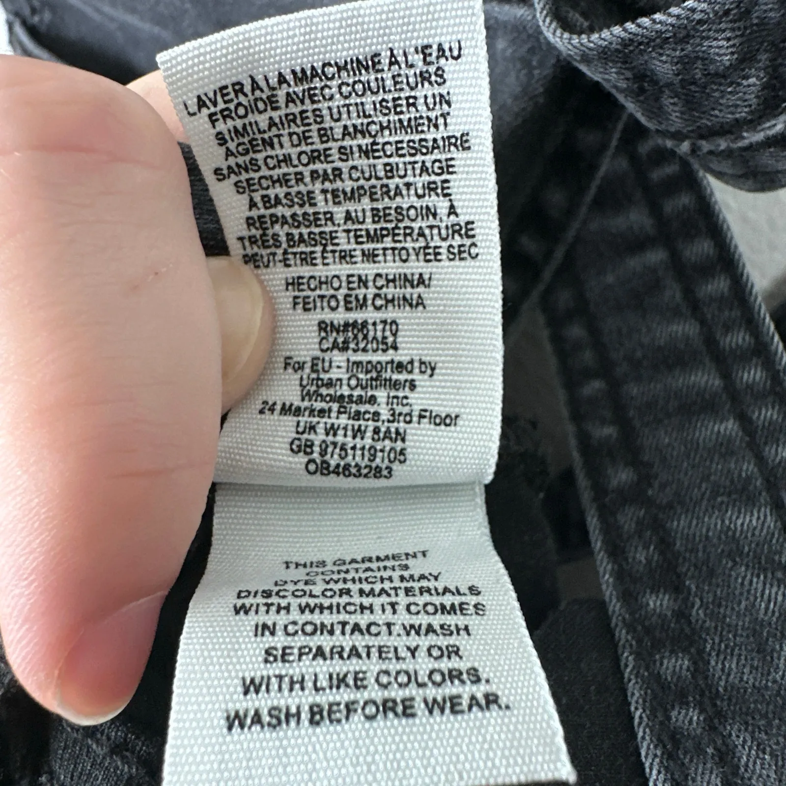 FREE PEOPLE Century Overalls Eclipse Black Bib Skinny Jean Denim Stretch Size 26 - Image 9