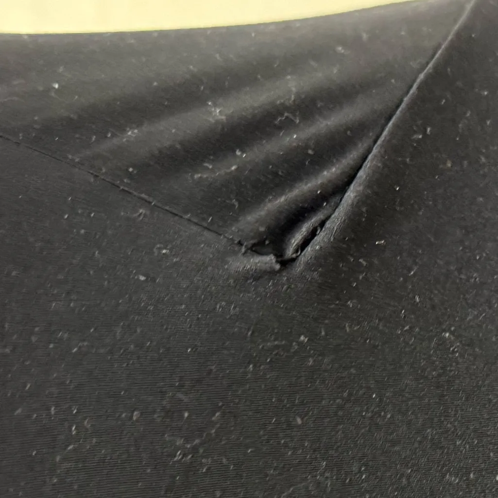 BUFFBUNNY *flawed* Black Fall Freely Fitted Bodycon Dress Size Small - Image 15