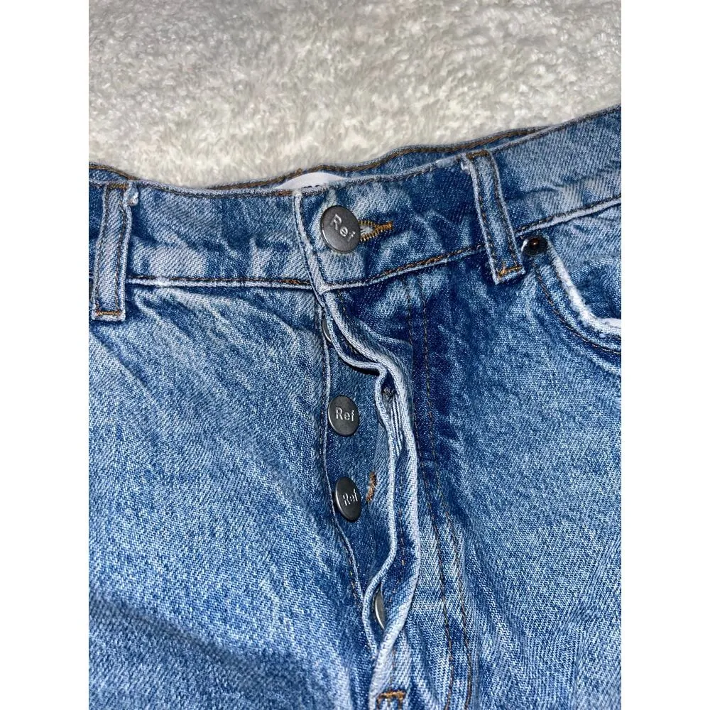 Reformation  Dixie High Rise Blue Shorts Size 25 - Image 2