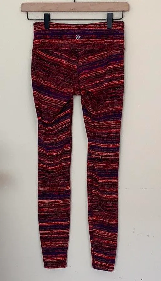 Retreat Churatanga Striped Leggings XXS Red - Image 4