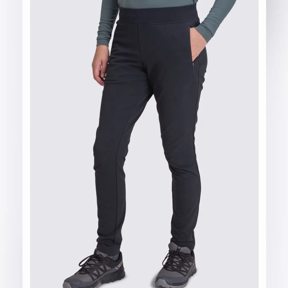 Macpac Women's Winter Hike Tight Softshell‎ Pants Black Sz 8 - Image 13