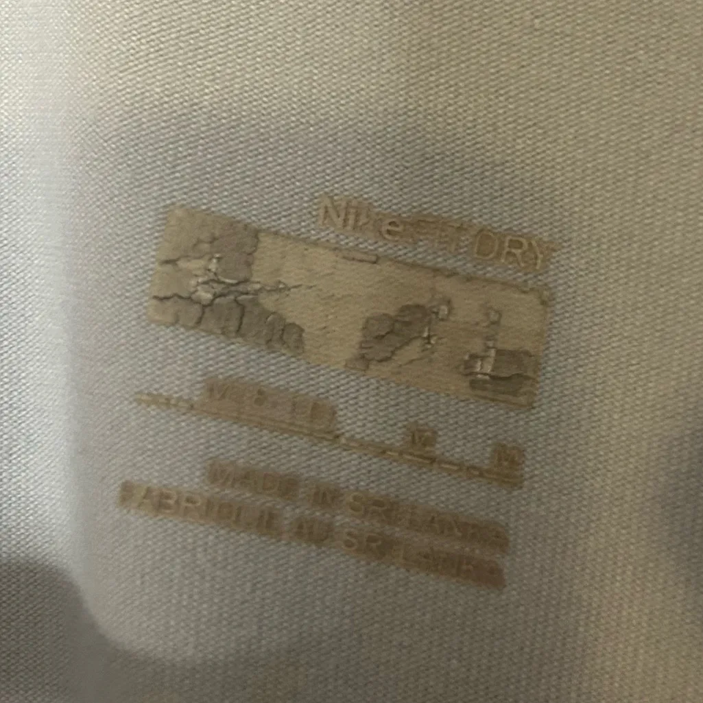 Nike Light Blue Dri-FIT Pullover size medium - Image 3