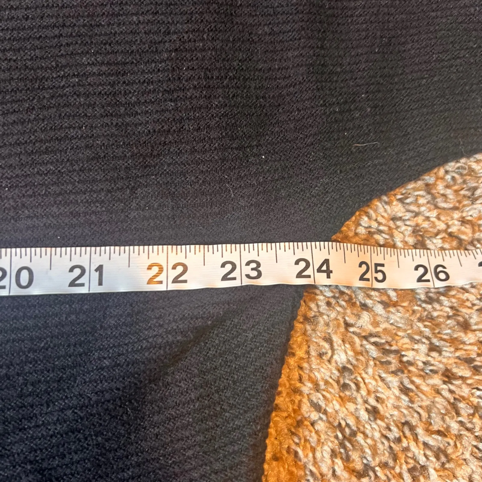 Fabletics Womens Black Knit Pullover Sweater Top 3/4 Sleeve‎ Size Large - Image 3