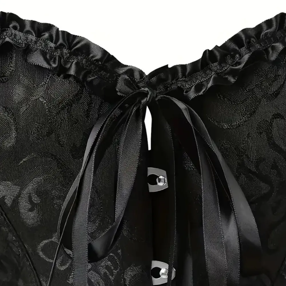 POPULAR! STUNNING Black Corset Various Sizes Size L - Image 6