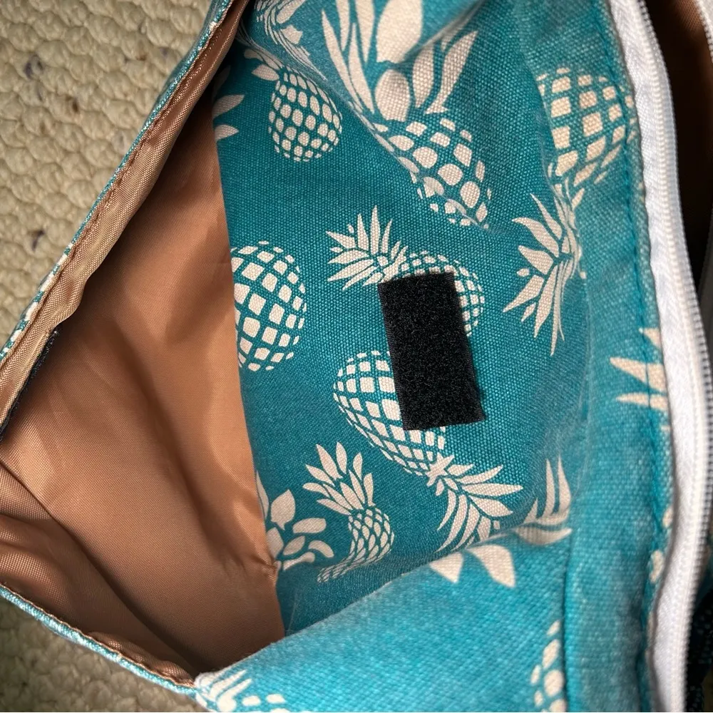 KAVU Teal Pineapple Print Women's Hobo Bag - Image 5